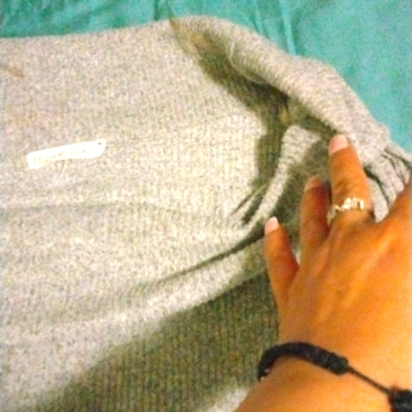 Cashmere Heart hips m, gray over the shoulder - Picture 4 of 7